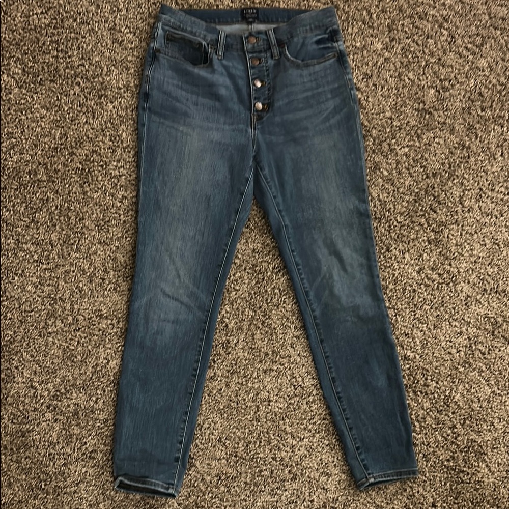 J. Crew 9" High Rise Skinny